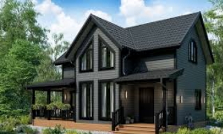 Проекты каркасных домов с террасой от 3637 рублей | Строй-Лсс